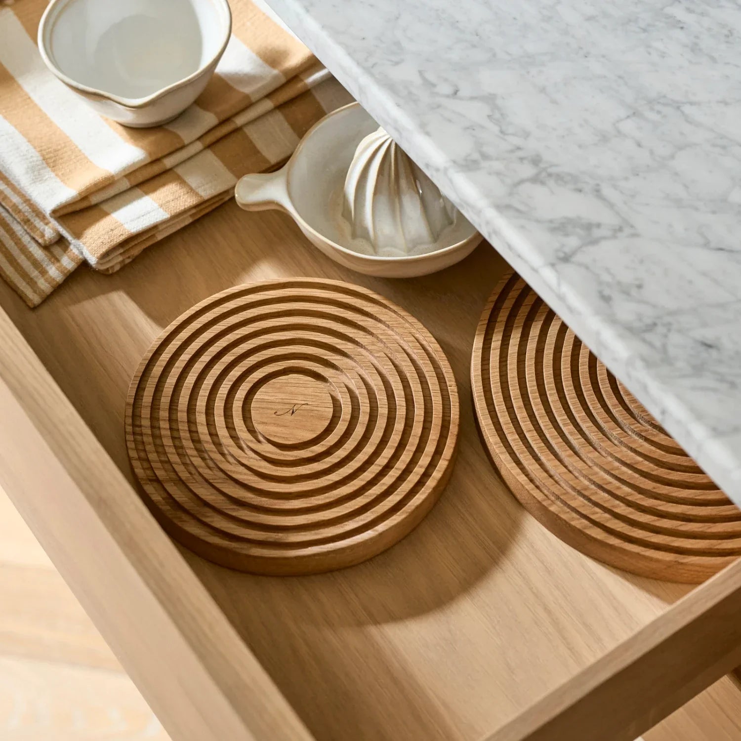 Neptune Accessories_Tabletop_Kitchen access Orford Wooden Trivet