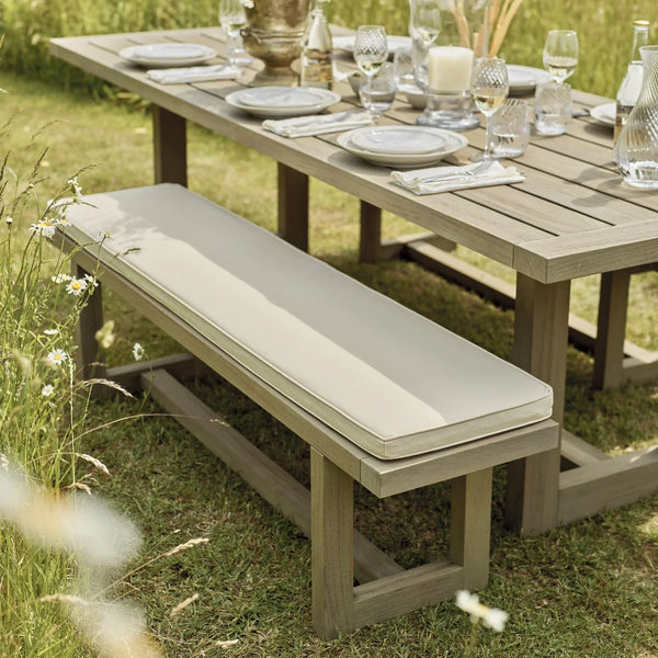 Neptune Seasonal_Garden_Outdoor dining and carver chairs Pembrey 3 Seater Teak Garden Bench