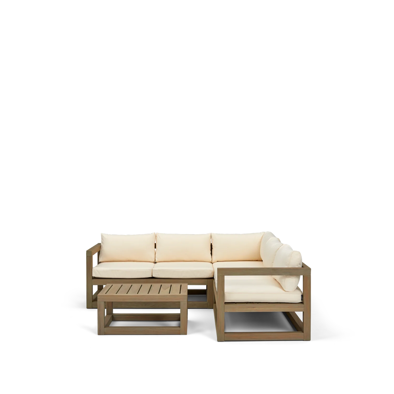Neptune Seasonal_Garden_Outdoor coffee and side table default Pembrey 5 Seater Teak Modular Garden Sofa Set with Coffee Table