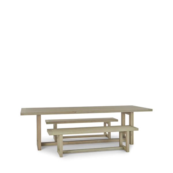 Neptune Seasonal_Garden_Outdoor sofas and relaxed chairs Pembrey 6 Seater Garden Dining Table & Bench Set