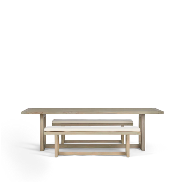 Neptune Seasonal_Garden_Outdoor sofas and relaxed chairs Pembrey 6 Seater Garden Dining Table & Bench Set