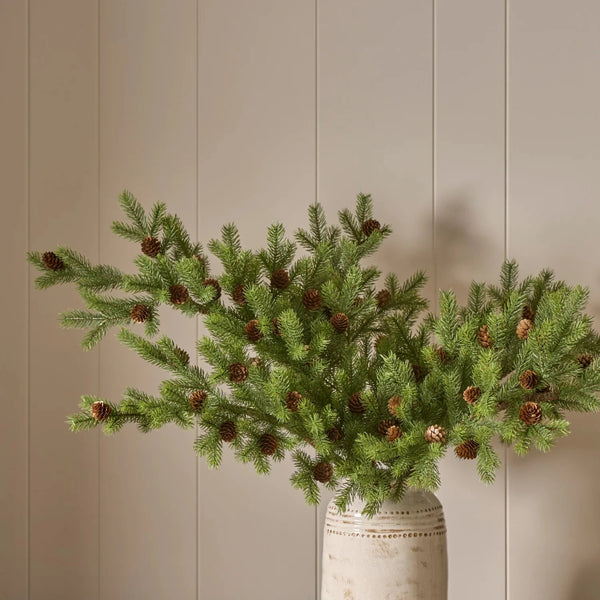 Neptune Seasonal_Christmas_Christmas accessories default Faux Pine Foliage Spray, Green
