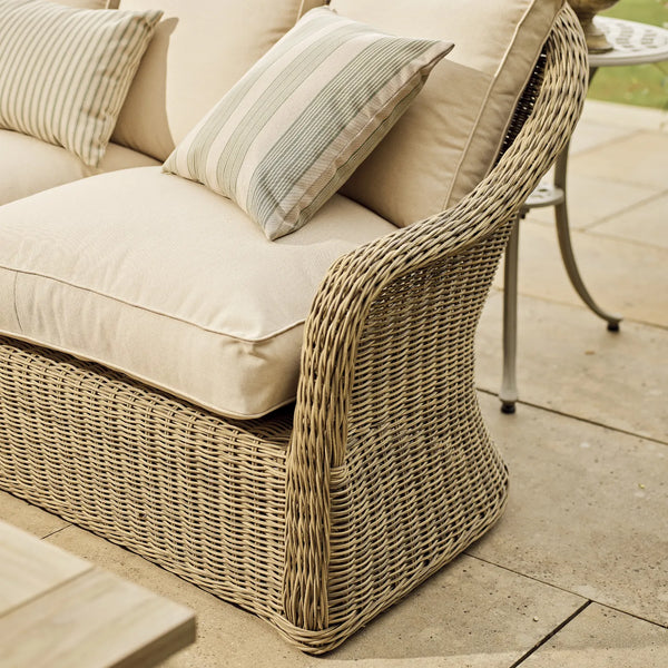 Neptune Seasonal_Garden_Outdoor sofas and relaxed chairs default Purbeck 2 Seater Wicker Garden Sofa