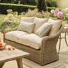 Neptune Seasonal_Garden_Outdoor sofas and relaxed chairs default Purbeck 2 Seater Wicker Garden Sofa