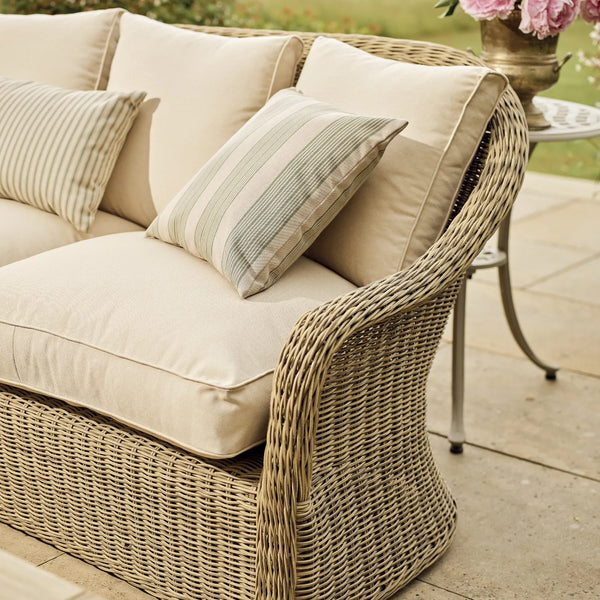 Neptune Seasonal_Garden_Outdoor sofas and relaxed chairs default Purbeck 2 Seater Teak Garden Sofa & Armchair Set with Coffee Table