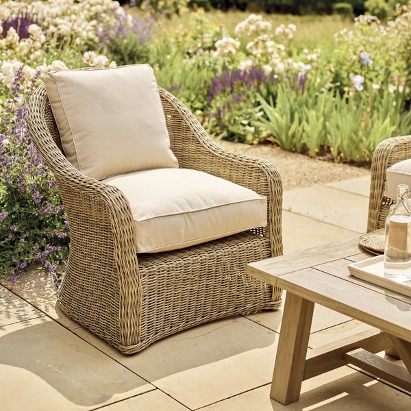 Neptune Seasonal_Garden_Outdoor sofas and relaxed chairs default Purbeck 2 Seater Teak Garden Sofa & Armchair Set with Coffee Table