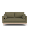 Neptune Sofas default Renewed Eliza 2 Seater Sofa - Chloe Linen Moss - Natural Oak Legs