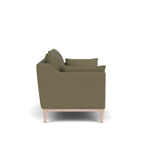 Neptune Sofas default Renewed Eliza 2 Seater Sofa - Chloe Linen Moss - Natural Oak Legs