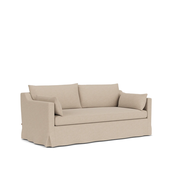 Renewed Eliza 3 Seater Loose Cover Only, Signature Linen Calico
