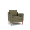 Neptune Armchairs default Renewed Eliza Armchair - Sig Lin Moss  - Natural Oak Legs