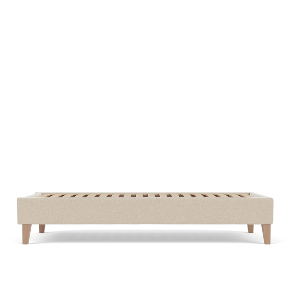 Neptune Furniture_Bedroom furniture_Beds & headboards default Renewed Francis Single Bed Base - Linara Natural - Vintage Oak Legs