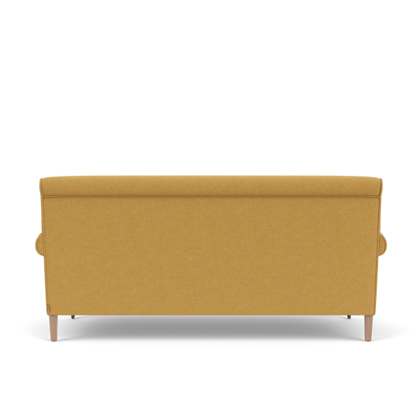 Renewed George 2 Seater Sofa - Signature Linen Saffron - IN Legs