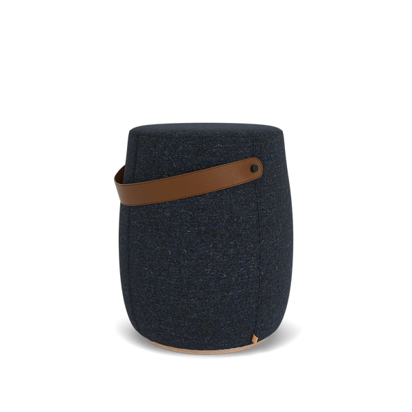 Renewed Milo Stool - HARRIS TWEED Bilberry