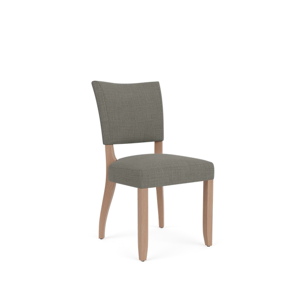 Neptune Furniture_Upholstery_Upholstered dining & bar stools default Renewed Mowbray Dining Chair - Harry Storm - Natural Oak Legs