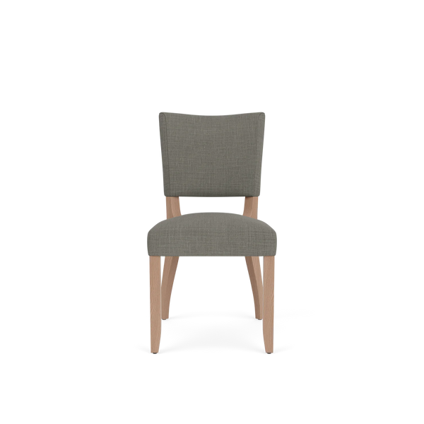 Neptune Furniture_Upholstery_Upholstered dining & bar stools default Renewed Mowbray Dining Chair - Harry Storm - Natural Oak Legs