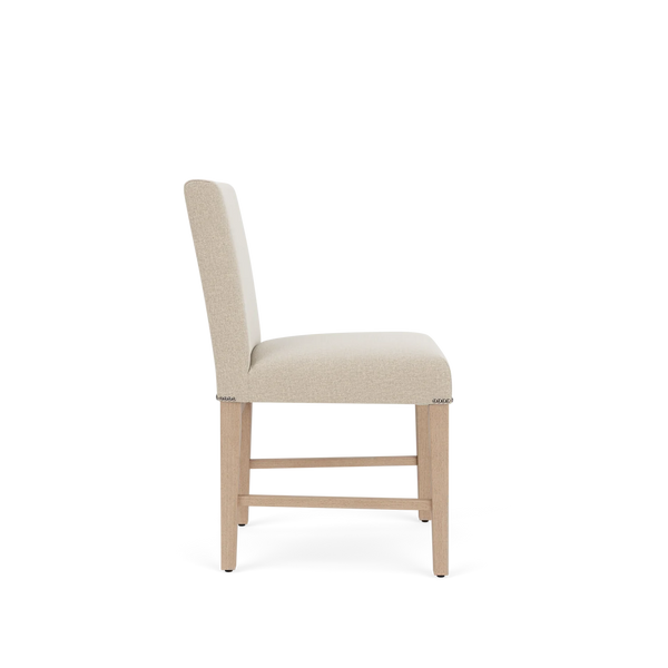 Neptune Furniture_Upholstery_Upholstered dining & bar stools default Renewed Shoreditch Dining Chair - Linara Natural - Vintage Oak