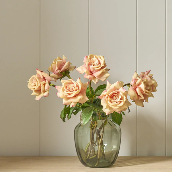 Neptune Accessories_Living accessories_Faux flowers & plants default Rose Stem, Peach