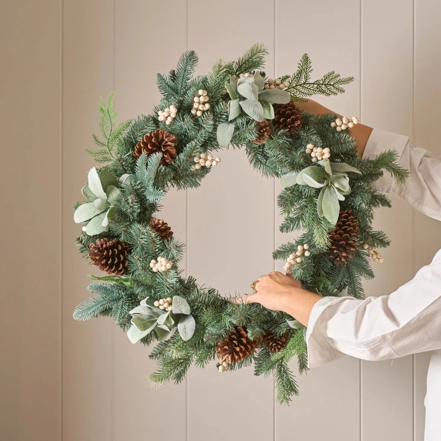 Neptune Seasonal_Christmas_Christmas accessories default Sage Wreath