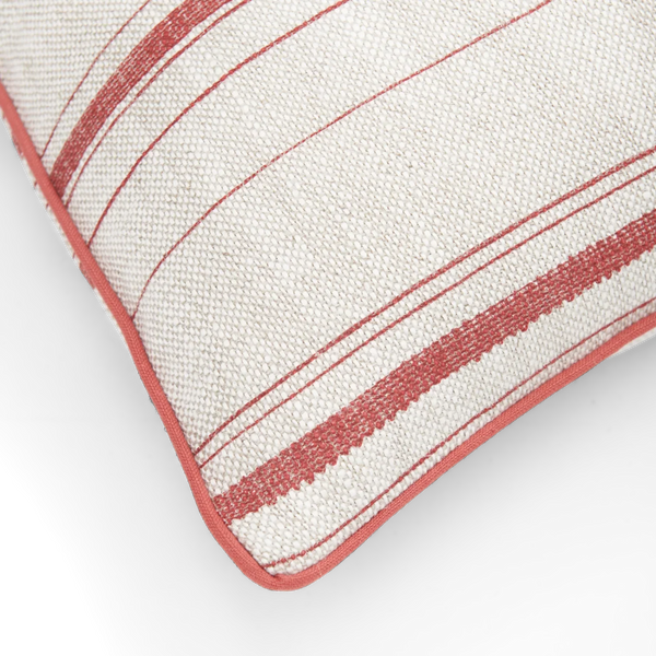 Neptune Decorating_Textiles_Cushions default Fermoie Large Scatter Cushion, Red Carskiey Stripe
