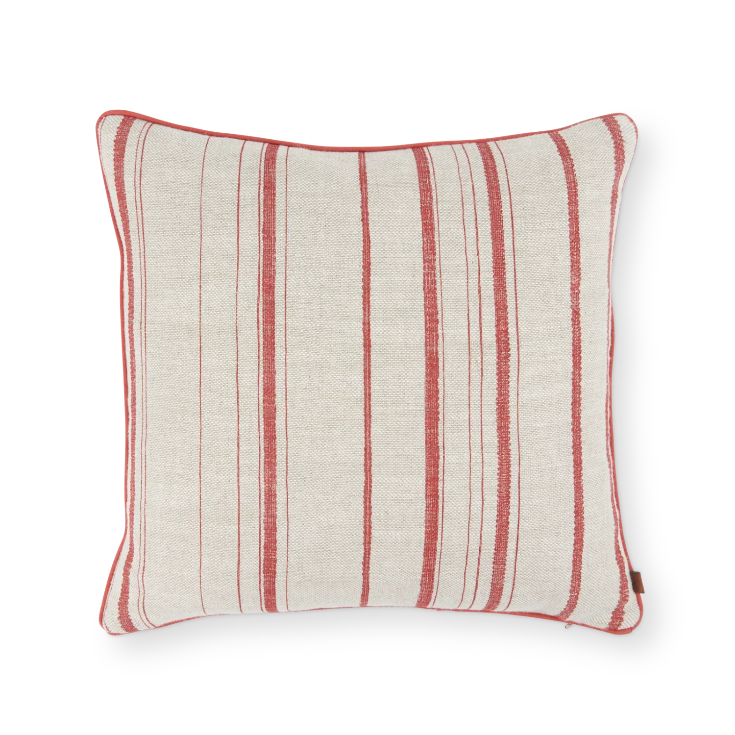 Neptune Decorating_Textiles_Cushions default Fermoie Large Scatter Cushion, Red Carskiey Stripe