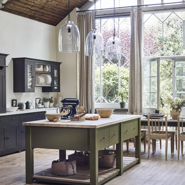 Neptune Accessories_Lighting_Pendants Shaftesbury Glass Pendant Light, Bronze
