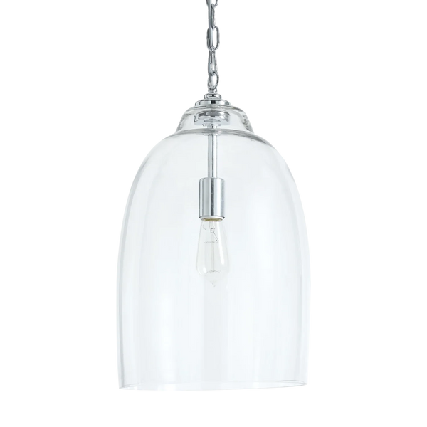 Neptune Accessories_Lighting_Pendants Shaftesbury Glass Pendant Light, Chrome