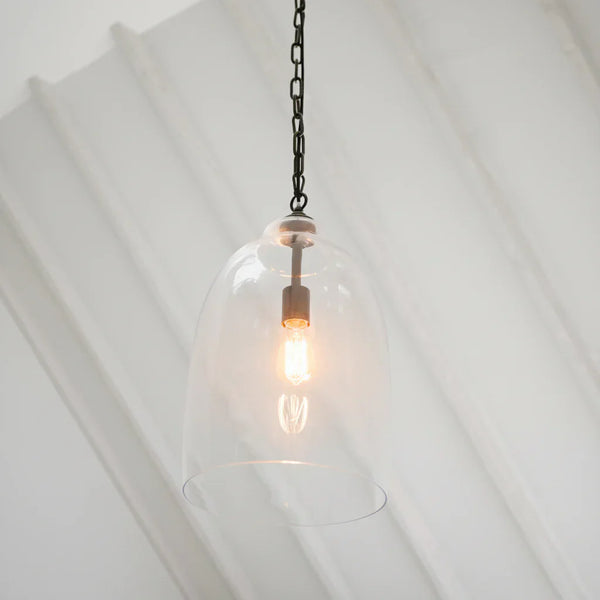 Neptune Accessories_Lighting_Pendants Small Shaftesbury Glass Pendant Light, Bronze