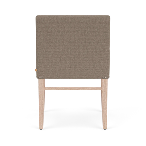 Neptune Furniture_Upholstery_Upholstered dining & bar stools default Shoreditch Carver Chair, Heavyweight Linen in Spelt - Vintage Oak Legs