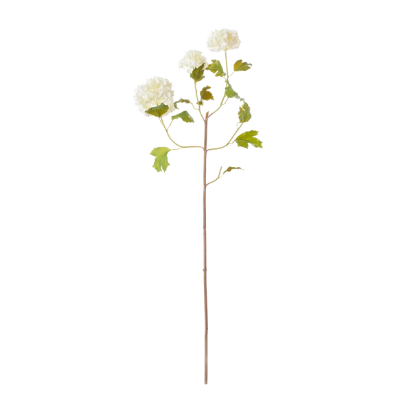 Neptune Accessories_Living accessories_Faux flowers & plants default Snowball Stem, White