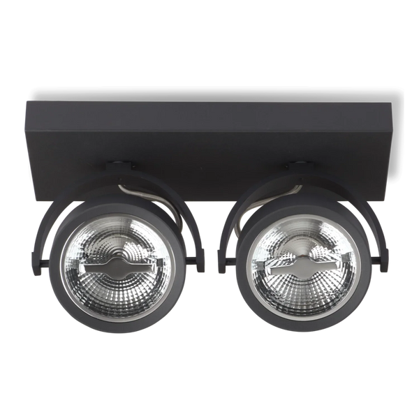 Neptune Accessories_Lighting_Pendants Soane Black Surface Mounted Ceiling Spotlight