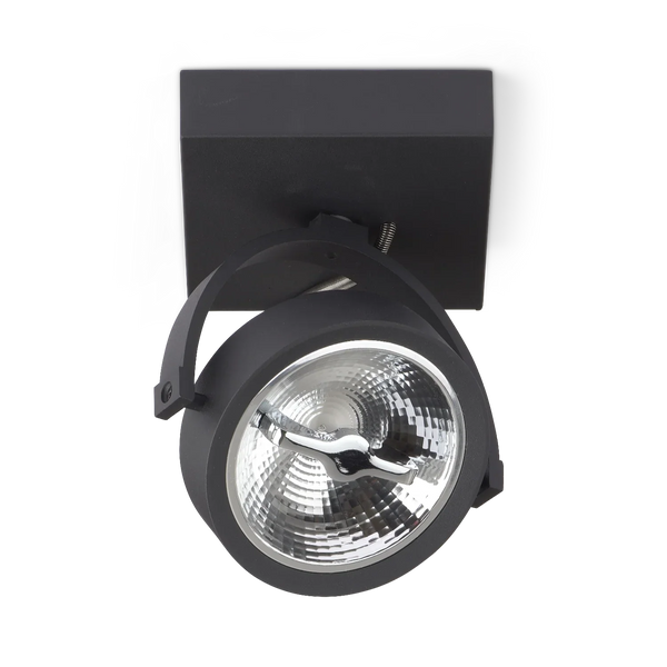 Neptune Accessories_Lighting_Pendants Soane Black Surface Mounted Ceiling Spotlight