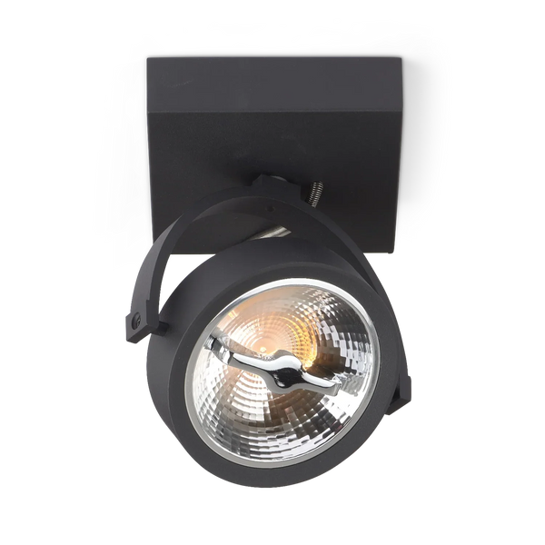 Neptune Accessories_Lighting_Pendants Single Soane Black Surface Mounted Ceiling Spotlight