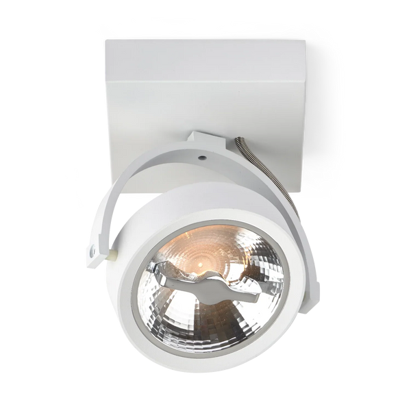 Neptune Accessories_Lighting_Pendants Single Soane White Surface Mounted Ceiling Spotlight