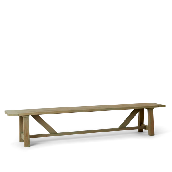 Neptune Seasonal_Garden_Outdoor dining and carver chairs Stanway 4 Seater Teak Garden Bench