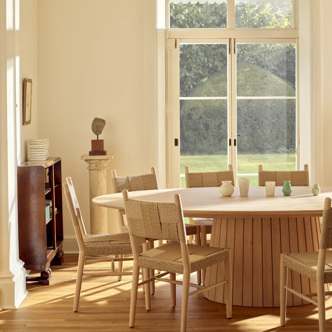 Stratford 10 Seater Oval Oak Dining Table – Neptune