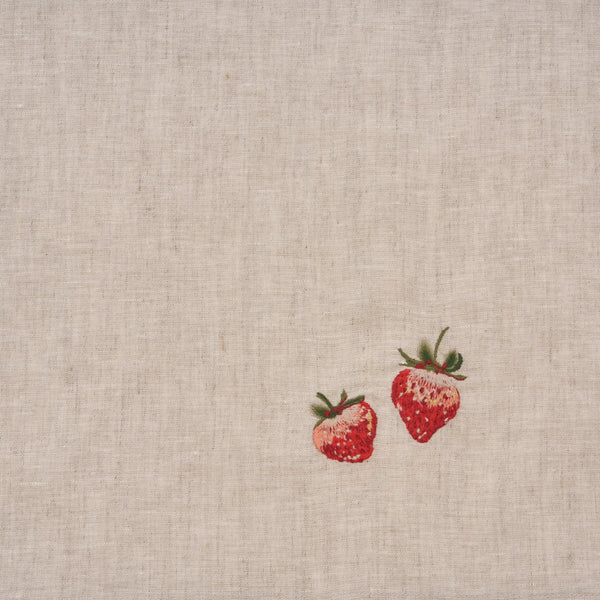 Neptune Accessories_Tabletop_Table linens default Strawberry Linen Embroidered Napkins - Set of 4