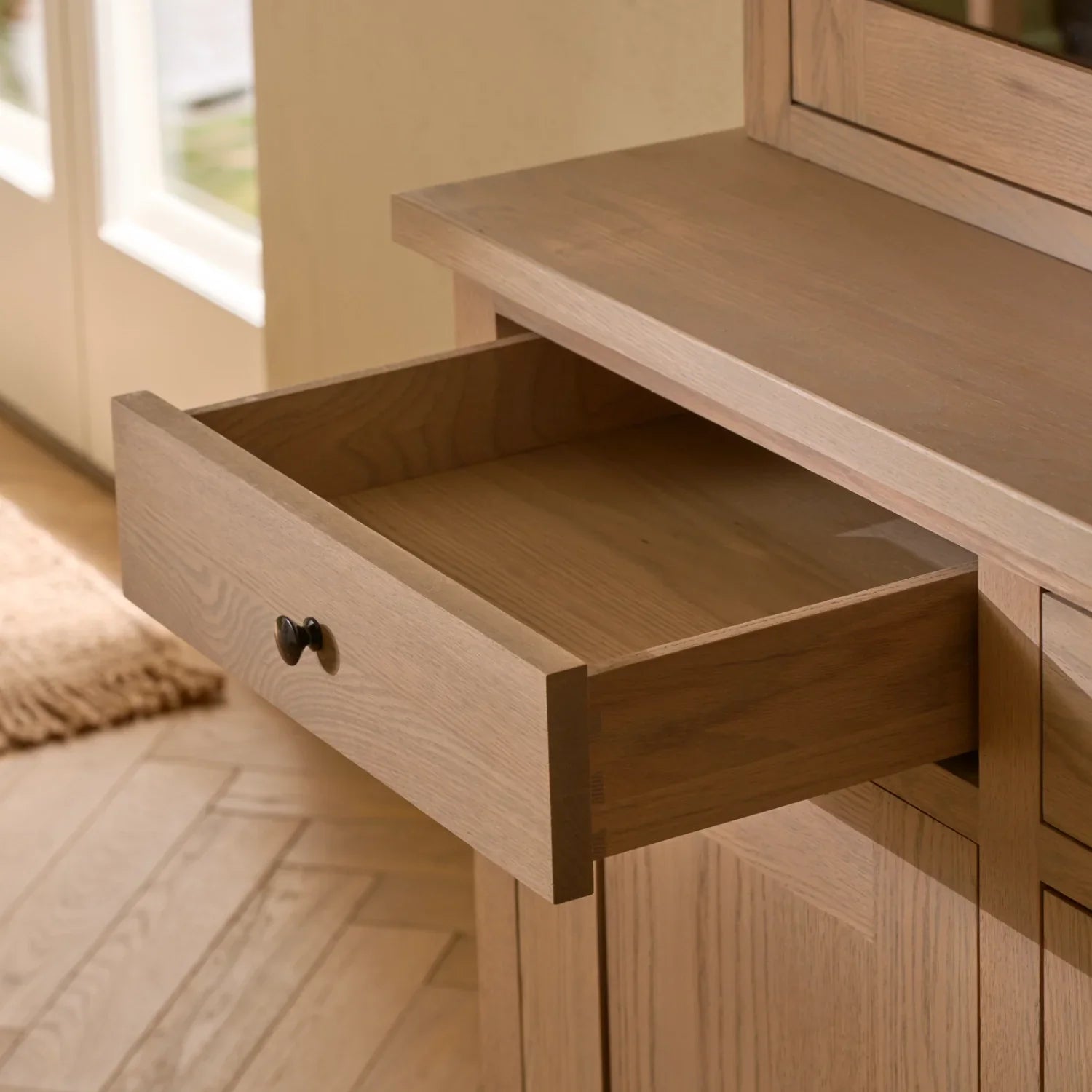 Neptune Furniture_Living & dining furniture_Living & dining storage default Suffolk 5ft Contemporary Oak Dresser