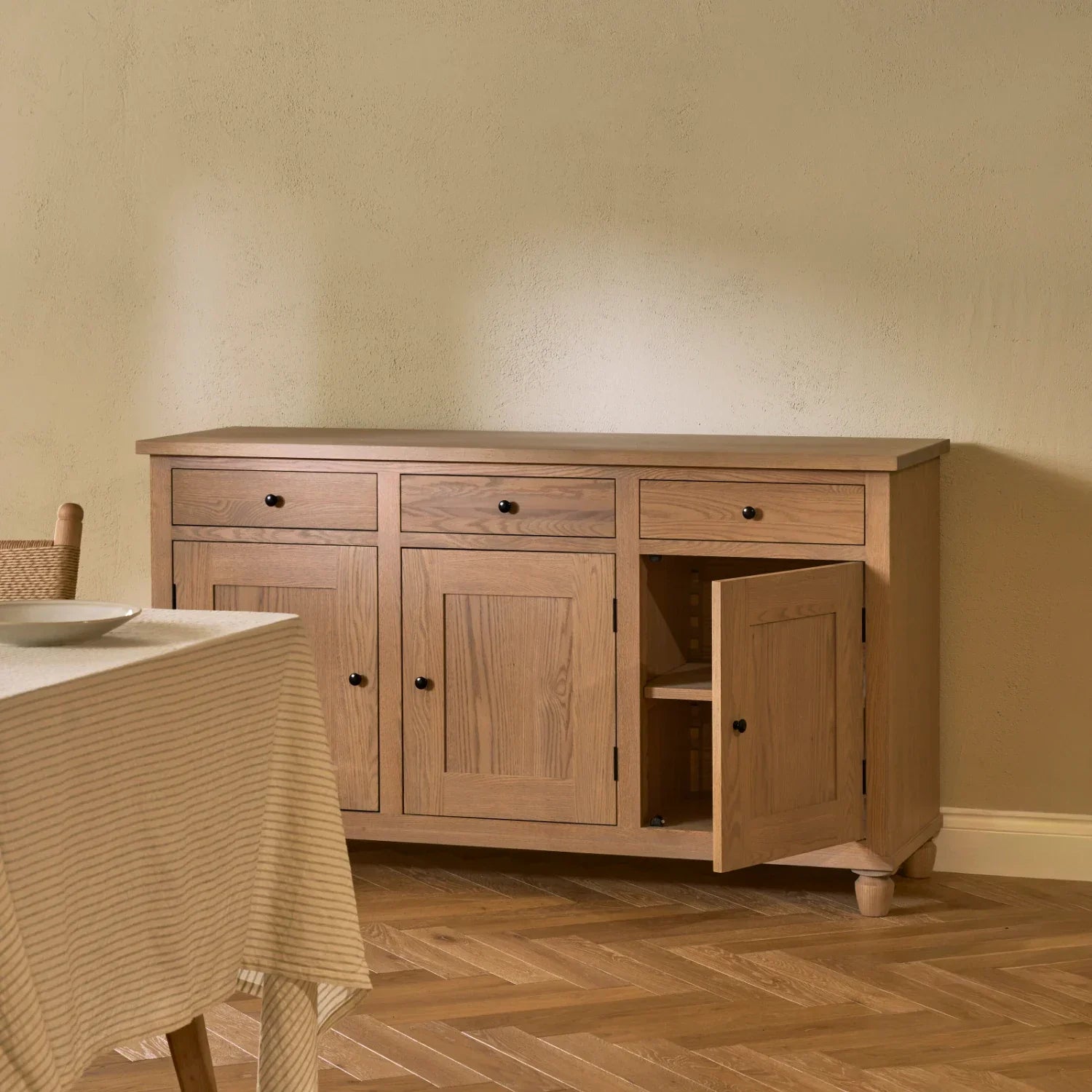 Neptune Furniture_Living & dining furniture_Living & dining storage default Suffolk 5ft Oak Sideboard