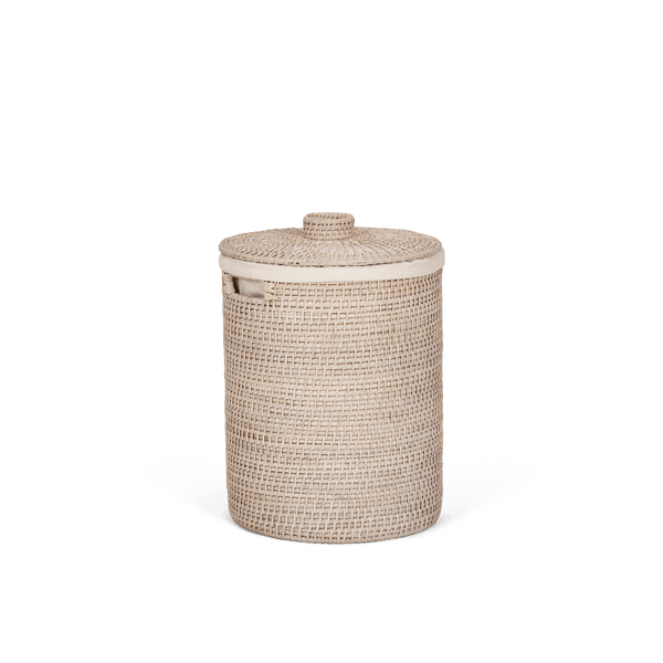Tiverton Round Lidded Storage Basket