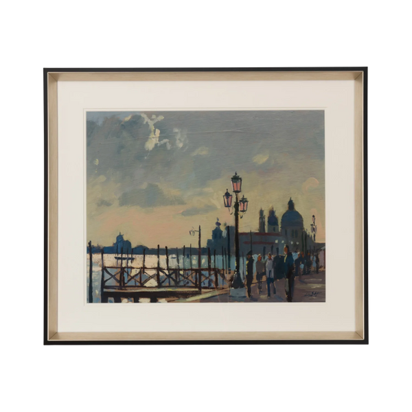 Neptune Wall art default Veneto Towards the Salute from San Marco, Stormy Light
