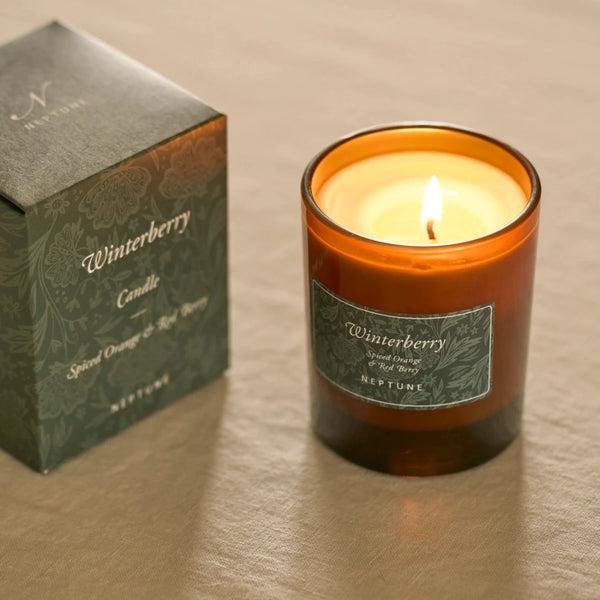 Neptune Seasonal_Christmas_Christmas fragrance default Winterberry Candle, Spiced Orange & Red Berry