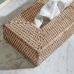 Basket tissue discount box cover