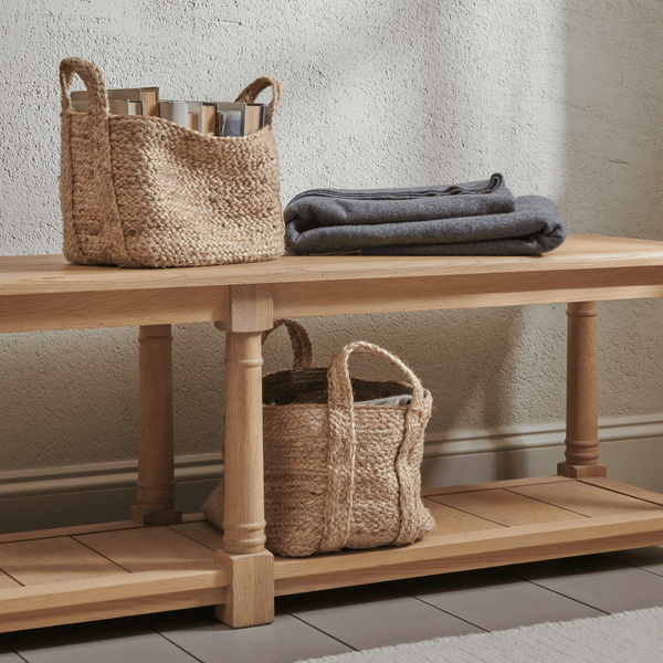 Neptune Baskets Small Arbroath Jute Basket
