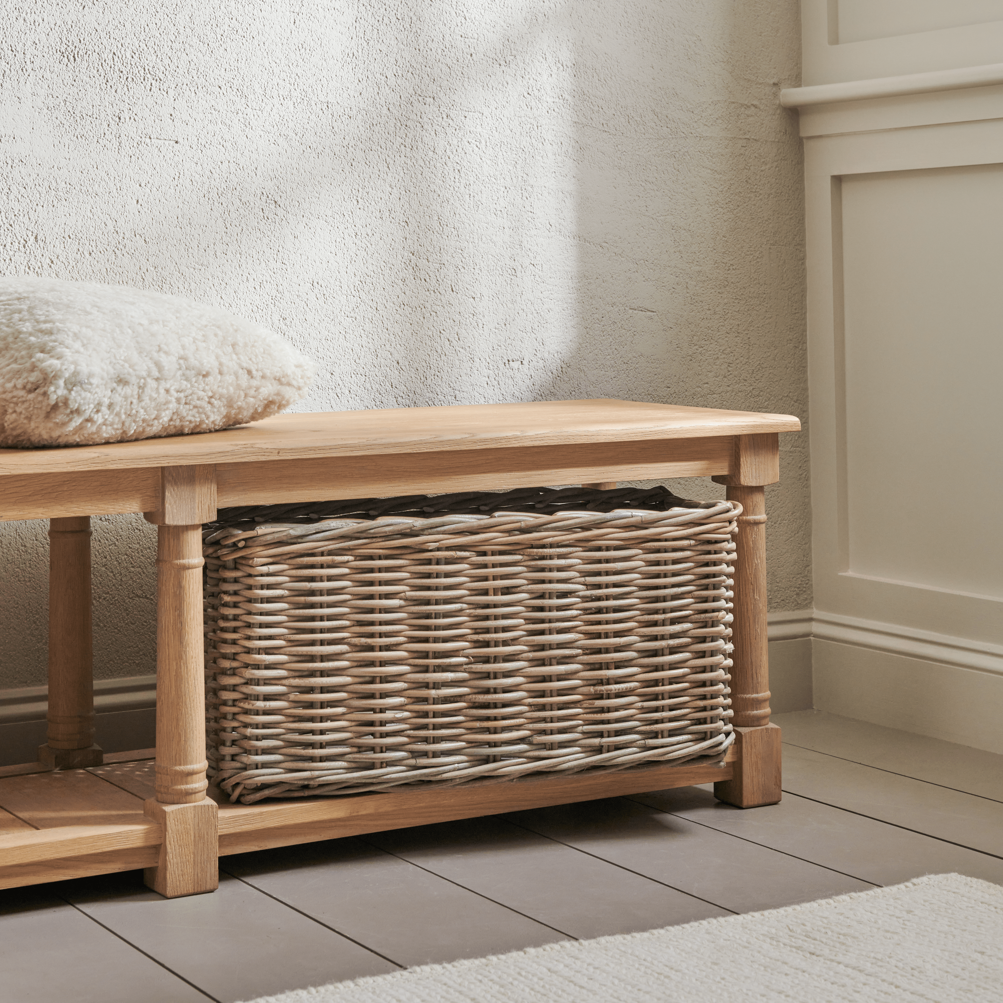 Neptune Baskets Somerton Bootroom Bench Basket