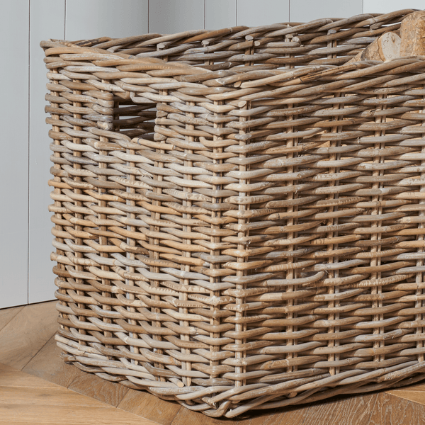 Neptune Baskets Somerton Rectangular Log Basket