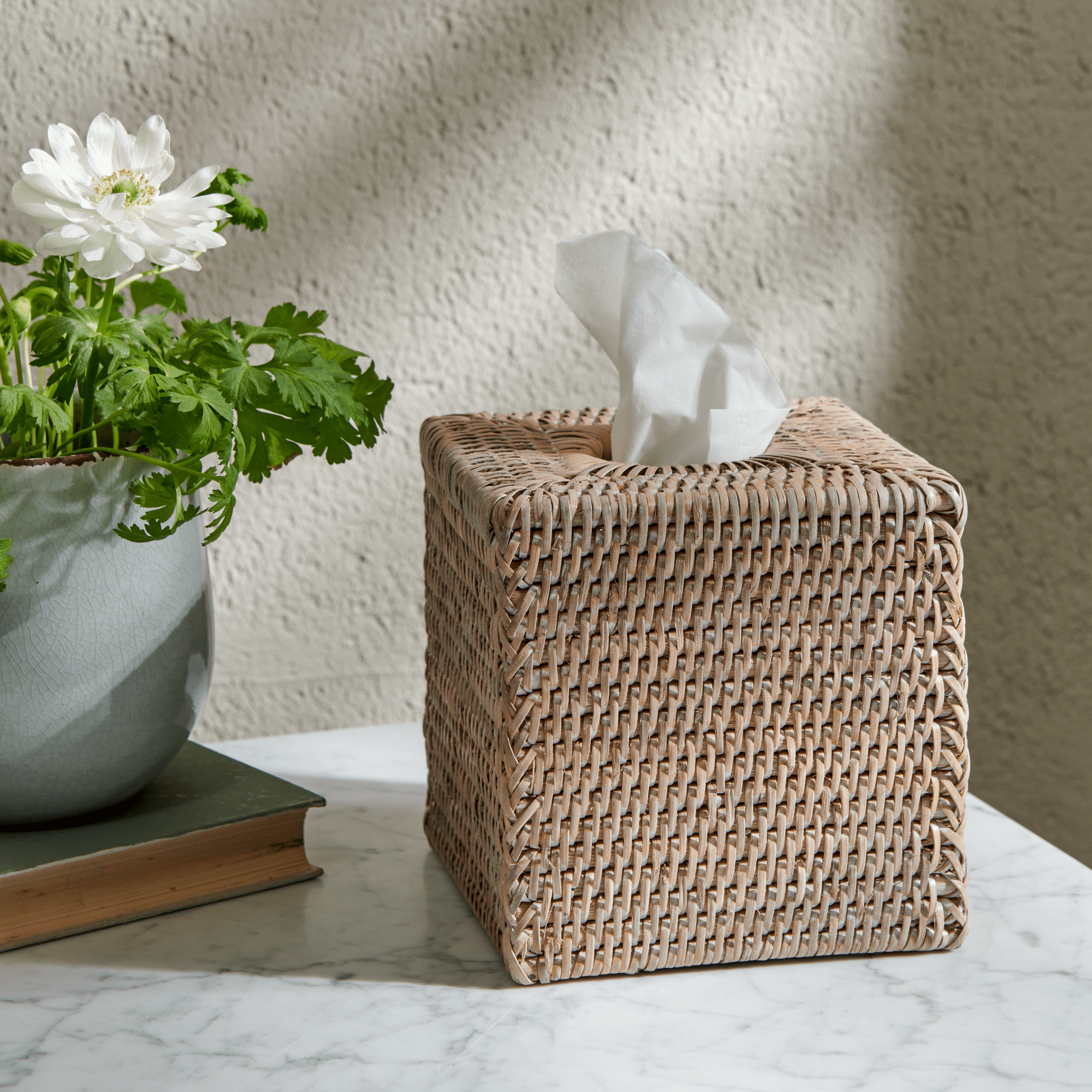 Neptune Baskets Square Ashcroft Tissue Box Cover