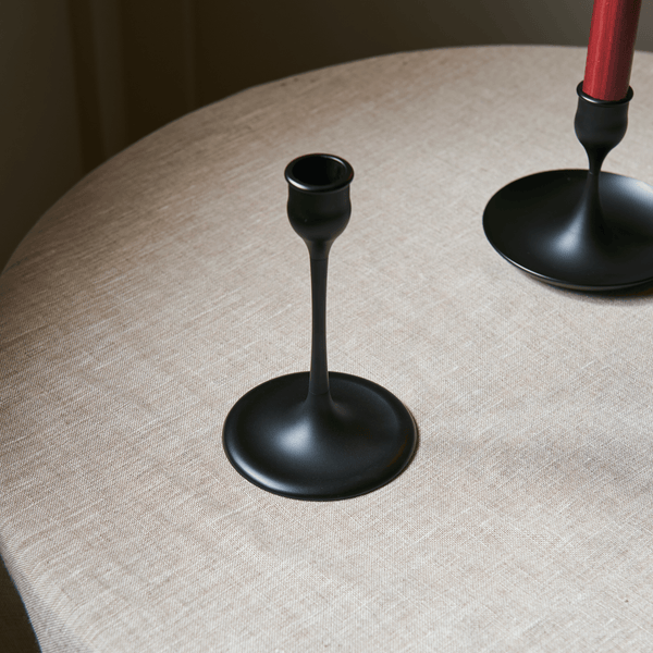 Neptune Candlesticks & Tealight Holders Heddon Candlestick, Warm Black