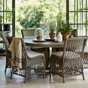 All weather wicker dining cheap chairs