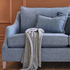 Neptune Cushions 55x35cm / Harry Flax Blue Beatrix Cushion, Harry
