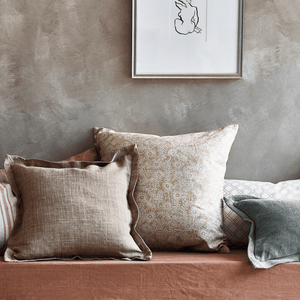 Neptune Cushions 57x57cm / Orla Saffron Grace Cushion, Orla